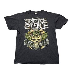 Vintage Hot topic Suicide Silence T Shirt Mens L Graphic Deathcore Band Tee